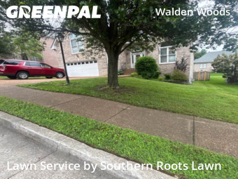 Yard Cuttingin Hermitage,37076,Lawn Care Service by Southern Roots Lawn, work completed in Dec , 2025