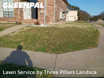 Lawn mowed in Lewisville, 75077