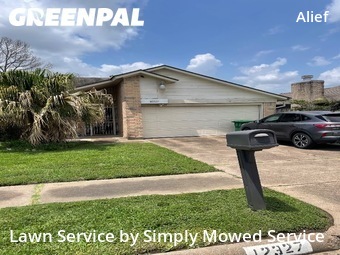 Lawn Care Servicein Stafford,77477,Yard Cutting by Simply Mowed Service, work completed in Nov , 2025