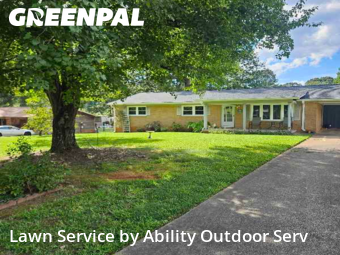 Lawn Cuttingin Gastonia,28056,Lawn Mow by Ability Outdoor Serv, work completed in Dec , 2025