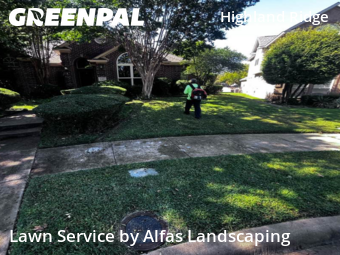 Lawn Cutin Plano,75025,Lawn Maintenance by Alfas Landscaping, work completed in Oct , 2025