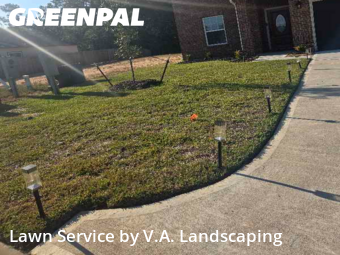 Grass Cutin Conroe,77303,Lawn Cut by V.A. Landscaping, work completed in Dec , 2025