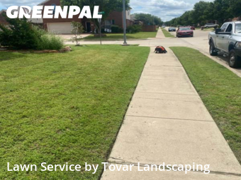 Yard Mowingin Keller,76244,Lawn Mow by Tovar Landscaping, work completed in Dec , 2025