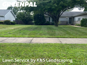 Grass Cutting in Crest Hill, 60403, Yard Cutting by K&S Landscaping, work completed in Nov , 2025