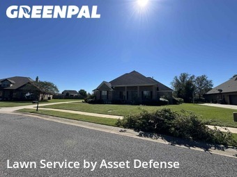 Front Yard Mowing in Daphne, 36526, Property Maintenance by Asset Defense, work completed in Nov , 2025