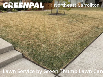 Lawn mowed in Carrollton, 75007