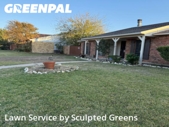 Grass Cutin The Colony,75056,Lawn Service by Sculpted Greens , work completed in Dec , 2025