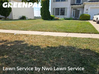 Front Yard Mowing in Perrysburg, 43551, Yard Work by Nwo Lawn Service, work completed in Nov , 2025