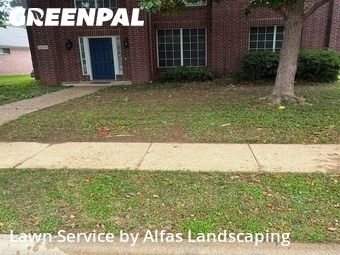 Lawn Carein Lewisville,75077,Grass Cut by Alfas Landscaping, work completed in Jun , 2026