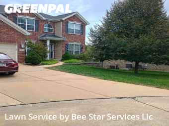 Yard Cuttingin Ballwin,63021,Lawn Care by Bee Star Services Llc, work completed in Nov , 2025