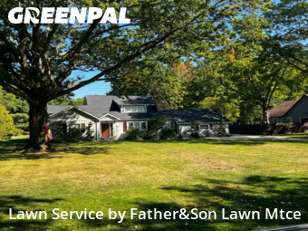 Yard Cutting in Westlake, 44145, Yard Care Services by Father&Son Lawn Mtce, work completed in Nov , 2025