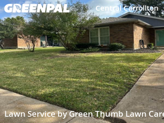Lawn Care in Carrollton, 75006, Turf Services by Green Thumb Lawn Care, work completed in Nov , 2025