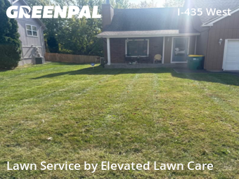 Front Yard Mowing in Kansas City, 66112, Lawn Work by Elevated Lawn Care , work completed in Nov , 2025