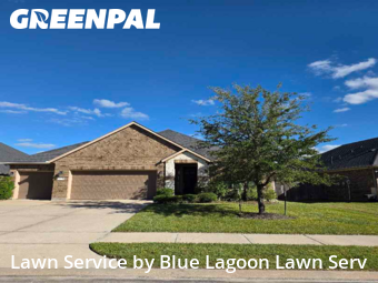 Grass Cuttingin Katy,77494,Lawn Service by Blue Lagoon Lawn Serv, work completed in Nov , 2025