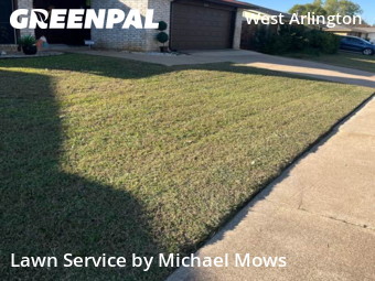 Grass Cuttingin Arlington,76016,Lawn Care Service by Michael Mows, work completed in Feb , 2026