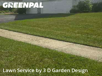 Grass Cutting in Algonquin, 60102, Yard Work by 3 D Garden Design, work completed in Dec , 2025