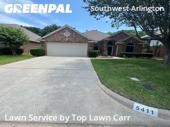 Lawn Servicein Arlington,76017,Lawn Mowing by Top Lawn Carr, work completed in Jun , 2026