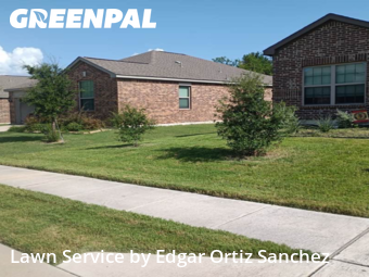 Yard Upkeep in Princeton, 75407, Lawn Management by Edgar Ortiz Sanchez, work completed in Aug , 2025