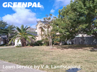 Yard Cuttingin Pearland,77584,Lawn Care by V.A. Landscaping, work completed in Dec , 2025