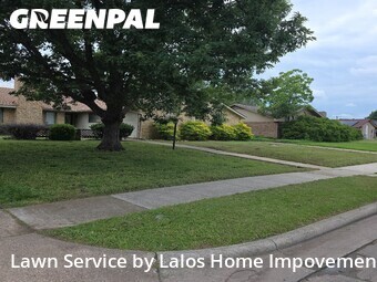 Lawn Servicein Richardson,75081,Lawn Cut by Lalos Home Impovemen, work completed in Jun , 2026