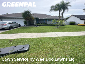 Grass Cutin Davie,33325,Lawn Cutting by Wee Doo Lawns Llc, work completed in Dec , 2025