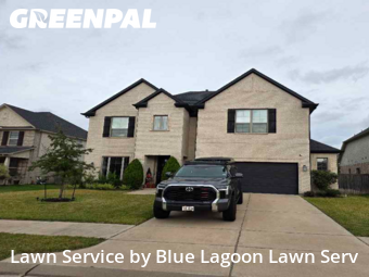 Lawn Cutin Katy,77494,Lawn Mowing by Blue Lagoon Lawn Serv, work completed in Dec , 2025