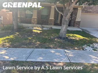 Lawn Cuttingin Cibolo,78108,Lawn Care by A.S Lawn Services, work completed in Nov , 2025