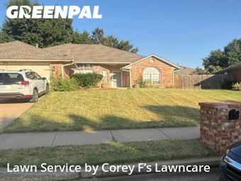 Lawn Mowin Edmond,73003,Yard Cutting by Corey F’s Lawncare, work completed in Dec , 2025