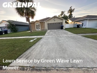 Lawn Servicein Orlando,32837,Grass Cutting by Green Wave Lawn Mower, work completed in Oct , 2025