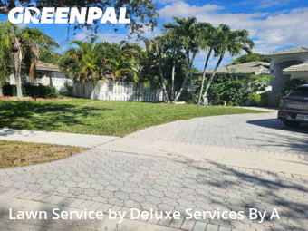 Lawn Cuttingin Sunrise,33351,Lawn Maintenance by Deluxe Services By A, work completed in Dec , 2025