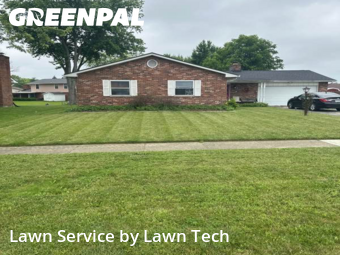 Backyard Mowing in Trotwood, 45426, Grass Services by Lawn Tech, work completed in Oct , 2025