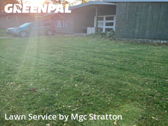 Lawn Work in Parma Heights, 44130, Front Yard Mowing by Mgc Stratton, work completed in Nov , 2025
