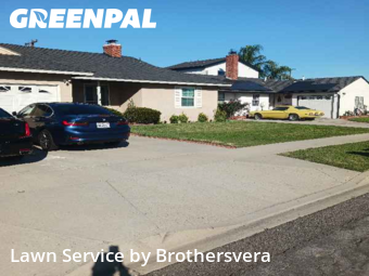 Lawn mowed in Norwalk, 90650