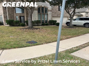 Yard Mowingin Pearland,77581,Yard Mowing by Prizel Lawn Services, work completed in Feb , 2026