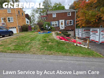 Grass Services in Bethel Park, 15102, Yard Maintenance by Acut Above Lawn Care, work completed in Nov , 2025