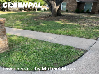 Lawn Cuttingin Euless,76039,Lawn Care by Michael Mows, work completed in Dec , 2025