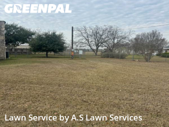Lawn Cuttingin Cibolo,78108,Lawn Service by A.S Lawn Services, work completed in Jan , 2026