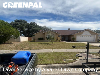 Lawn Cuttingin Winter Springs,32708,Lawn Care Service by Alvarez Lawn Company, work completed in Dec , 2025