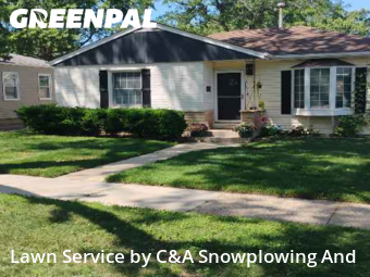 Grass Cuttingin Palatine,60067,Lawn Cutting by C&A Snowplowing And , work completed in Dec , 2025