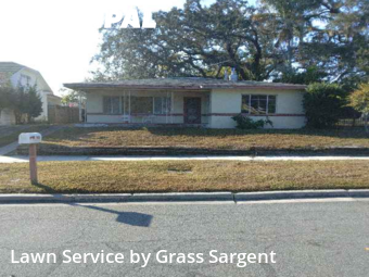 Grass Cuttingin Clearwater,33755,Lawn Maintenance by Grass Sargent, work completed in Jan , 2026