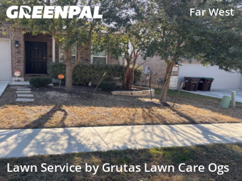 Lawn Servicein San Antonio,78253,Lawn Maintenance by Grutas Lawn Care Ogs, work completed in Jan , 2026