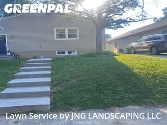 Completed mowing work