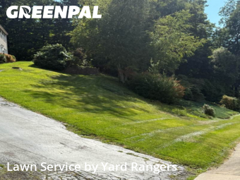 Landscaping Maintenance in Cheshire, 6410, Front Yard Mowing by Yard Rangers, work completed in Nov , 2025