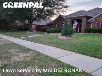 Lawn Mowing Servicein Wylie,75098,Grass Cutting by MALDEZ RONAN, work completed in Nov , 2025