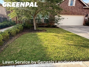 Lawn Mowing Servicein Missouri City,77459,Lawn Maintenance by Genesis Landscaping, work completed in Jul , 2026