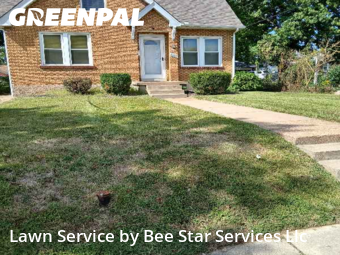 Lawn Mowin Affton,63123,Grass Cut by Bee Star Services Llc, work completed in Oct , 2025