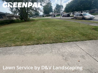 Lawn Servicein Joliet,60435,Lawn Mowing by D&V Landscaping , work completed in Nov , 2025