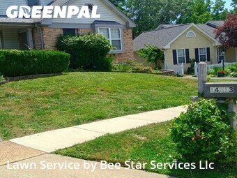 Yard Cuttingin Chesterfield,63017,Lawn Cutting by Bee Star Services Llc, work completed in Jun , 2026
