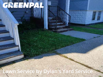 Yard Mowingin Cicero,60804,Yard Cutting by Dylan's Yard Service , work completed in Nov , 2025