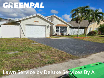 Lawn Servicein Sunrise,33351,Lawn Care Service by Deluxe Services By A, work completed in Feb , 2026